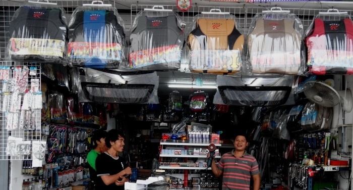 erster kleiner Shop in Ubon