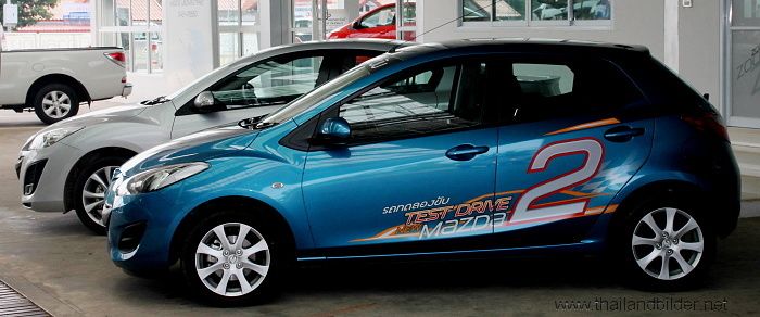 blauer test car mazda 2