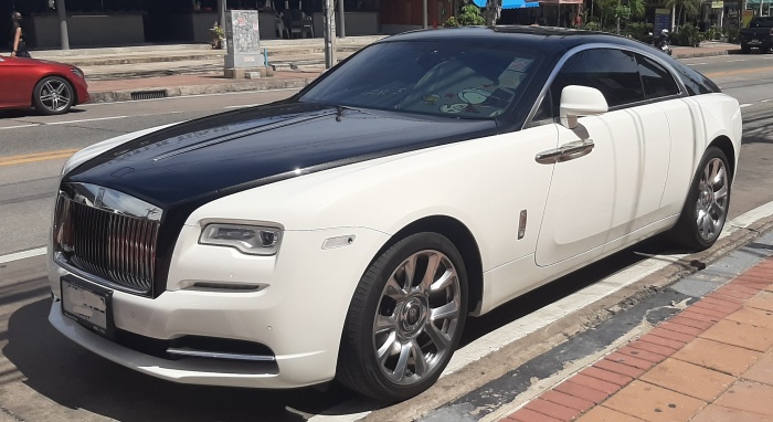 rolls royce weiss schwarz