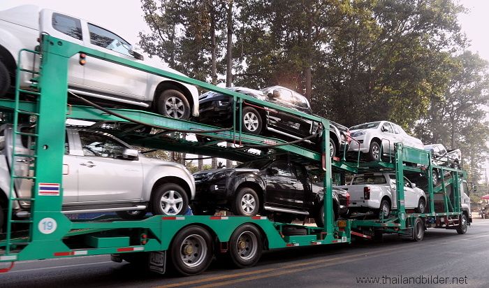 Lastwagenbild autotransporter